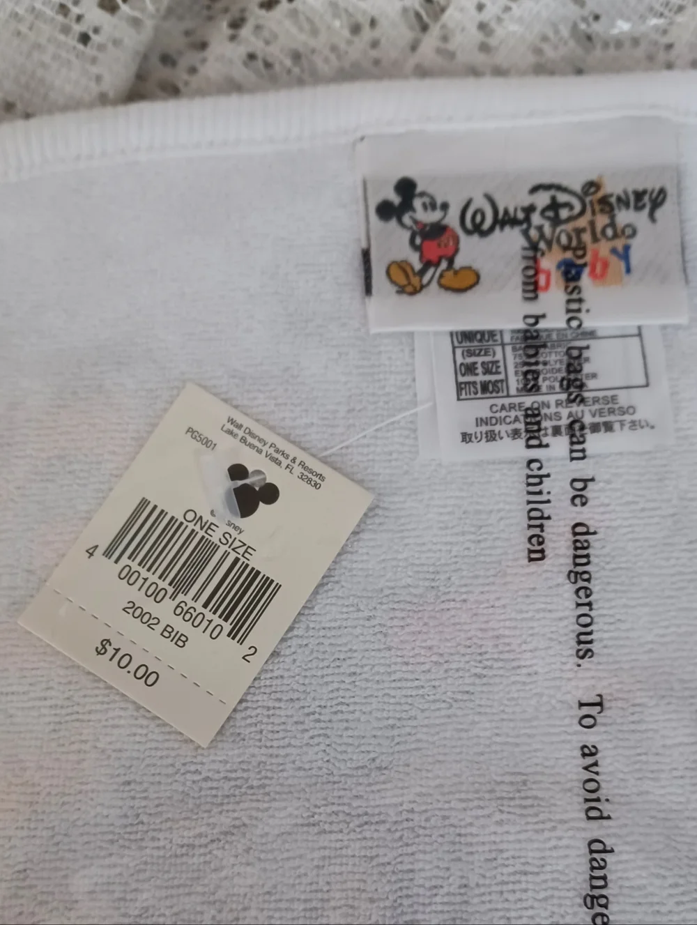 VINTAGE NEW/SEALED EMBROIDERED 